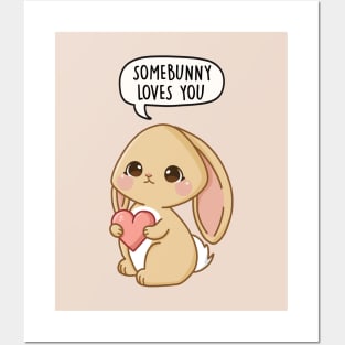 Somebunny loves you Posters and Art